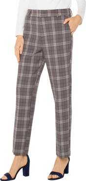 Liverpool Los Angeles Kelsey Glen Plaid High Waist Tapered Pants