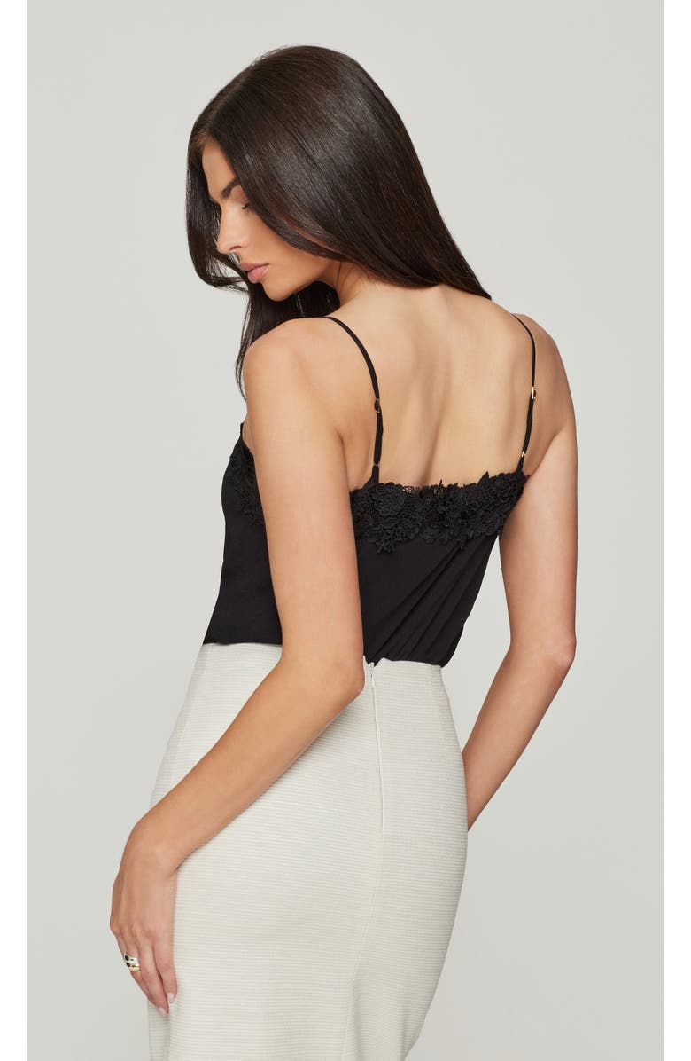 Generation Love Leah Lace Combo Cami, Alternate, color, Black