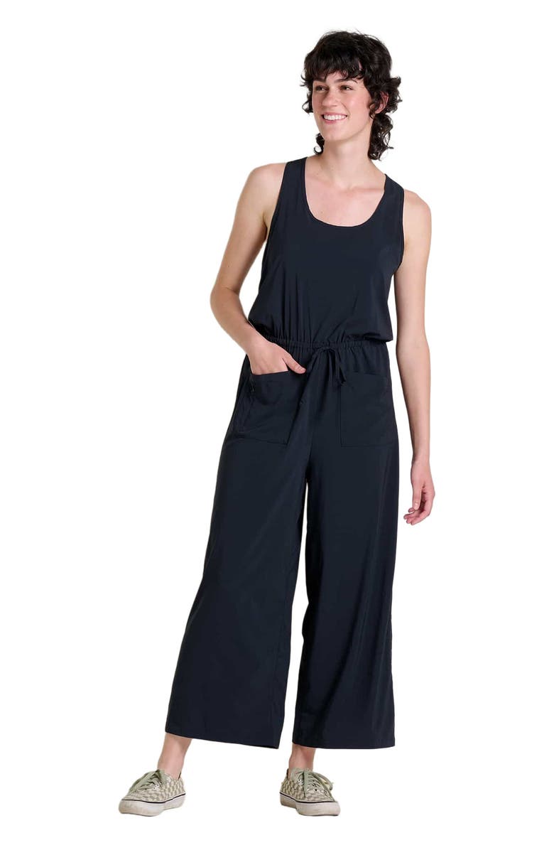 Toad & Co Sunkissed Livvy Sleeveless Jumpsuit, Main, color, Black