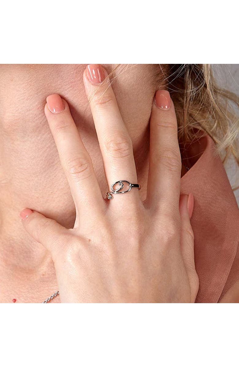 Lucy Quartermaine Q Ring, Alternate, color, Sterling Silver
