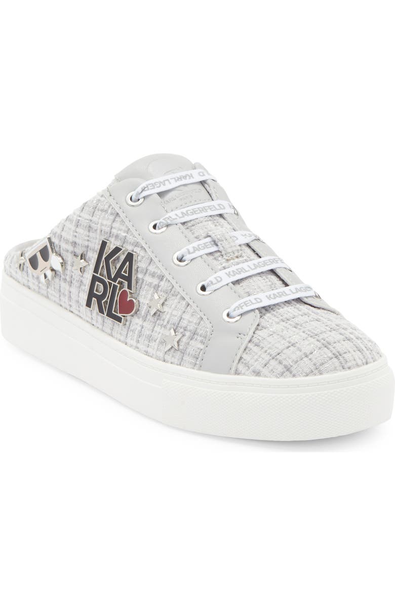 KARL LAGERFELD PARIS Cammy Sneaker Mule, Main, color, Grey