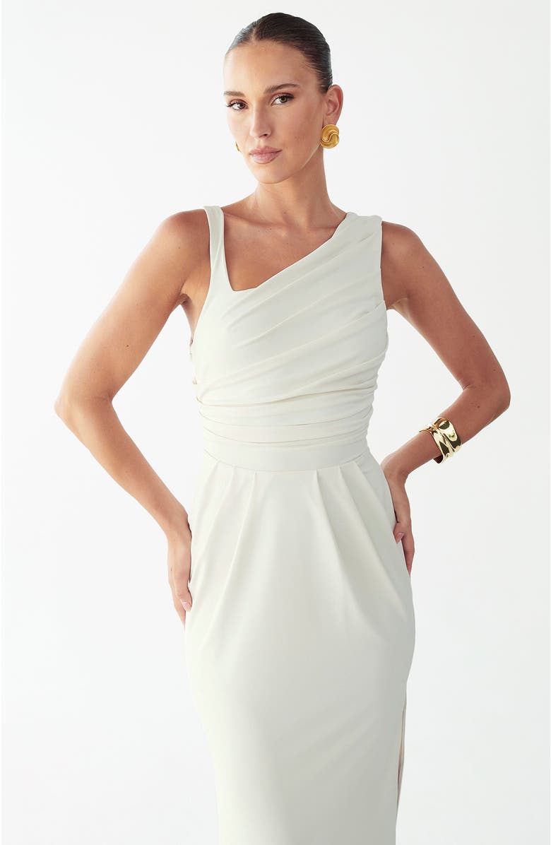 BWLDR Celina Maxi Dress, Alternate, color, Off White