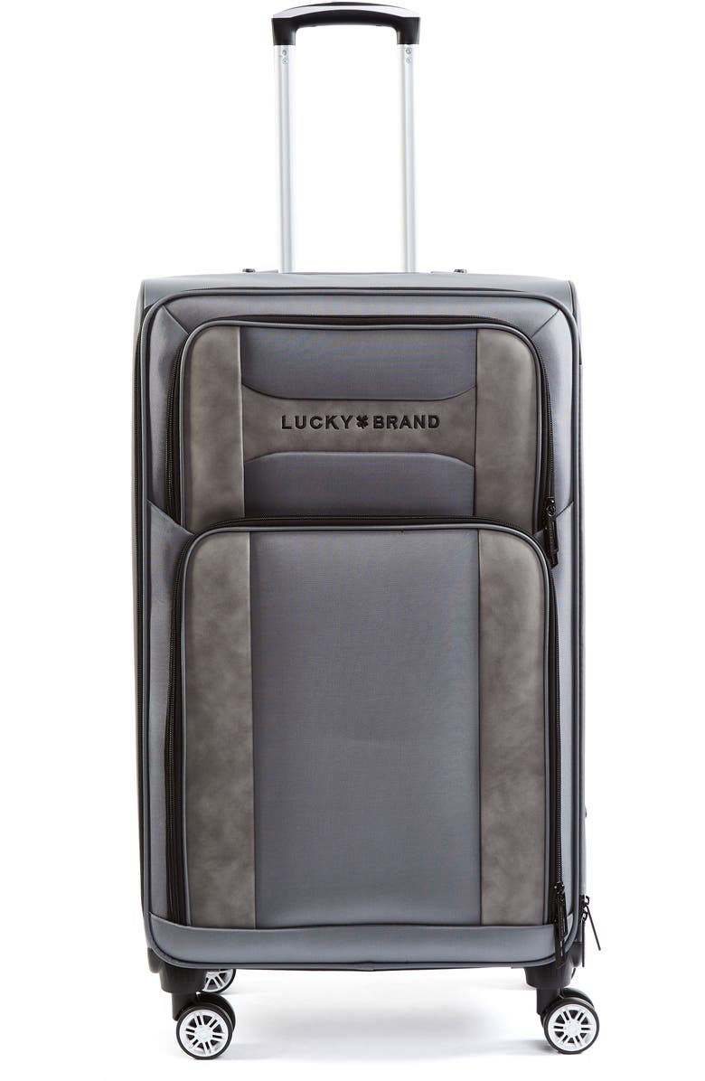 Lucky Brand Scout 28-Inch Hardside Spinner Packing Case, Main, color,