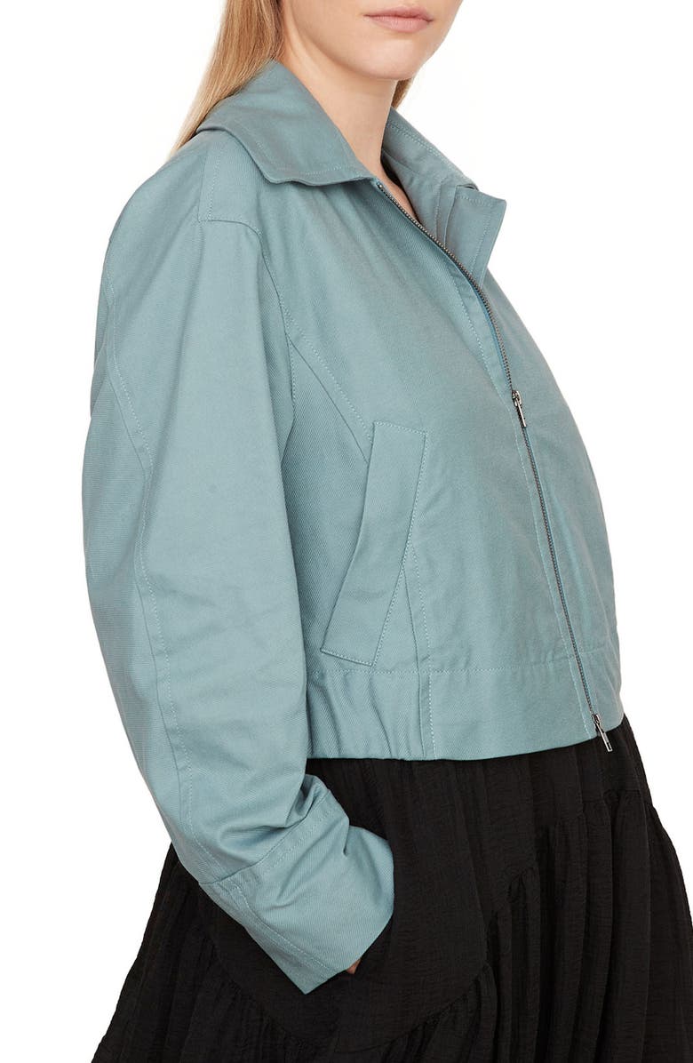 Vince Cotton Blend Flight Jacket, Alternate, color,