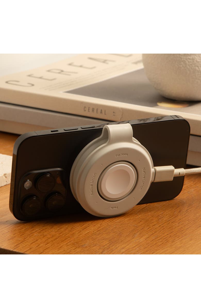 Native Union Voyage 2in1 Magnetic Charger, Alternate, color, Black