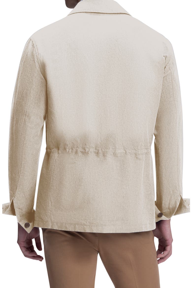 Linen & Cotton Blazer, Alternate, color, BEIGE
