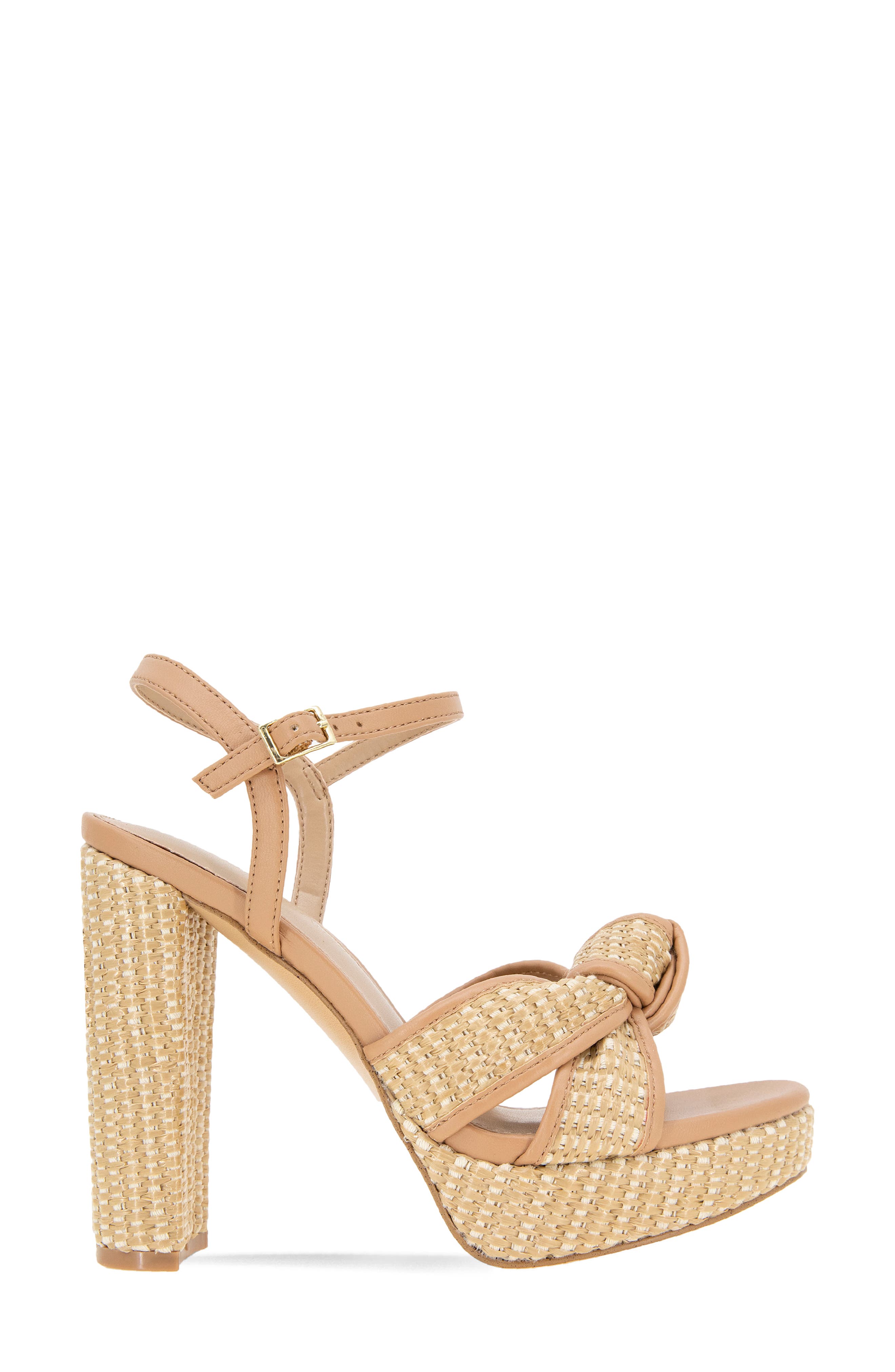 BCBGeneration Orlie Ankle Strap Sandal, Alternate, color, Natural-Tan