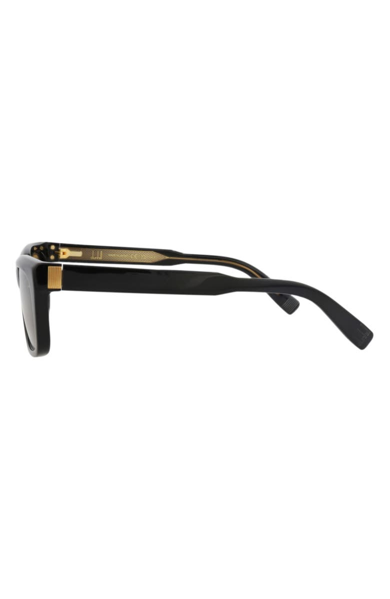 Dunhill 57mm Square Sunglasses, Alternate, color, Black Black Brown