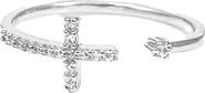 Bearfruit Jewelry 14k Gold Plated Cross Ring Faith Jewelry Minimalist Dainty Everyday
