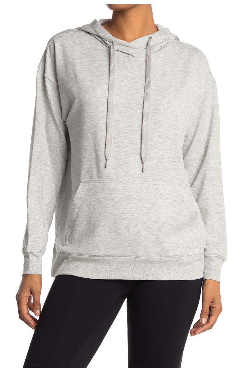 90 DEGREE BY REFLEX Terry Brushed Pullover Hoodie, Main, color, 