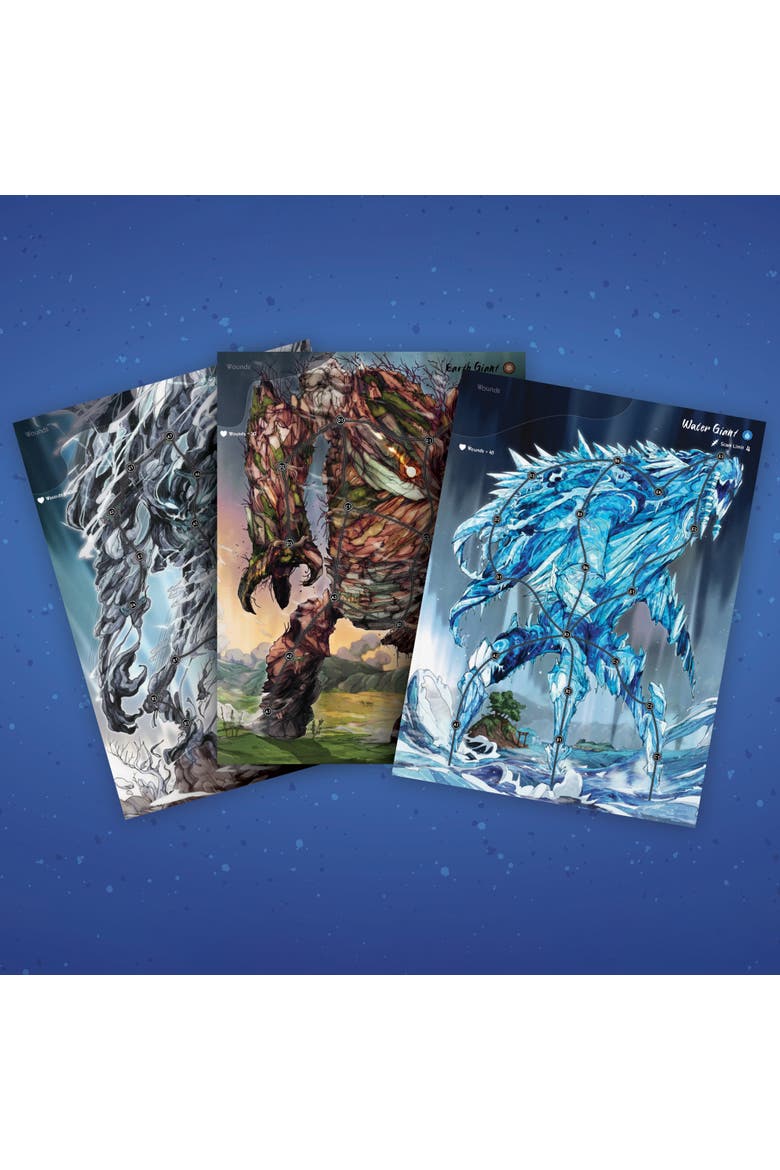 Wraith & The Giants Solo Hero Series Game, Alternate, color, Multicolored
