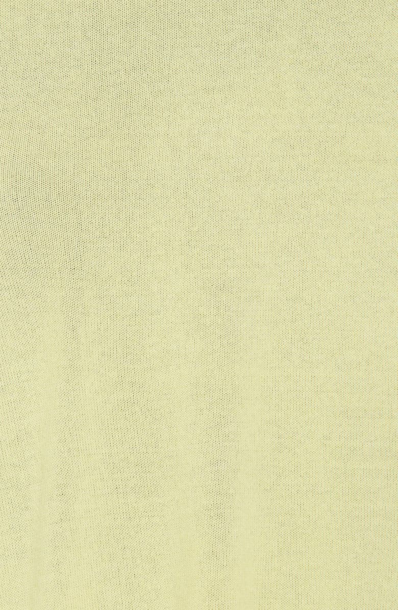 Portolano Merino Wool Blend Eyelash Fringe Wrap Scarf, Alternate, color, Lemon