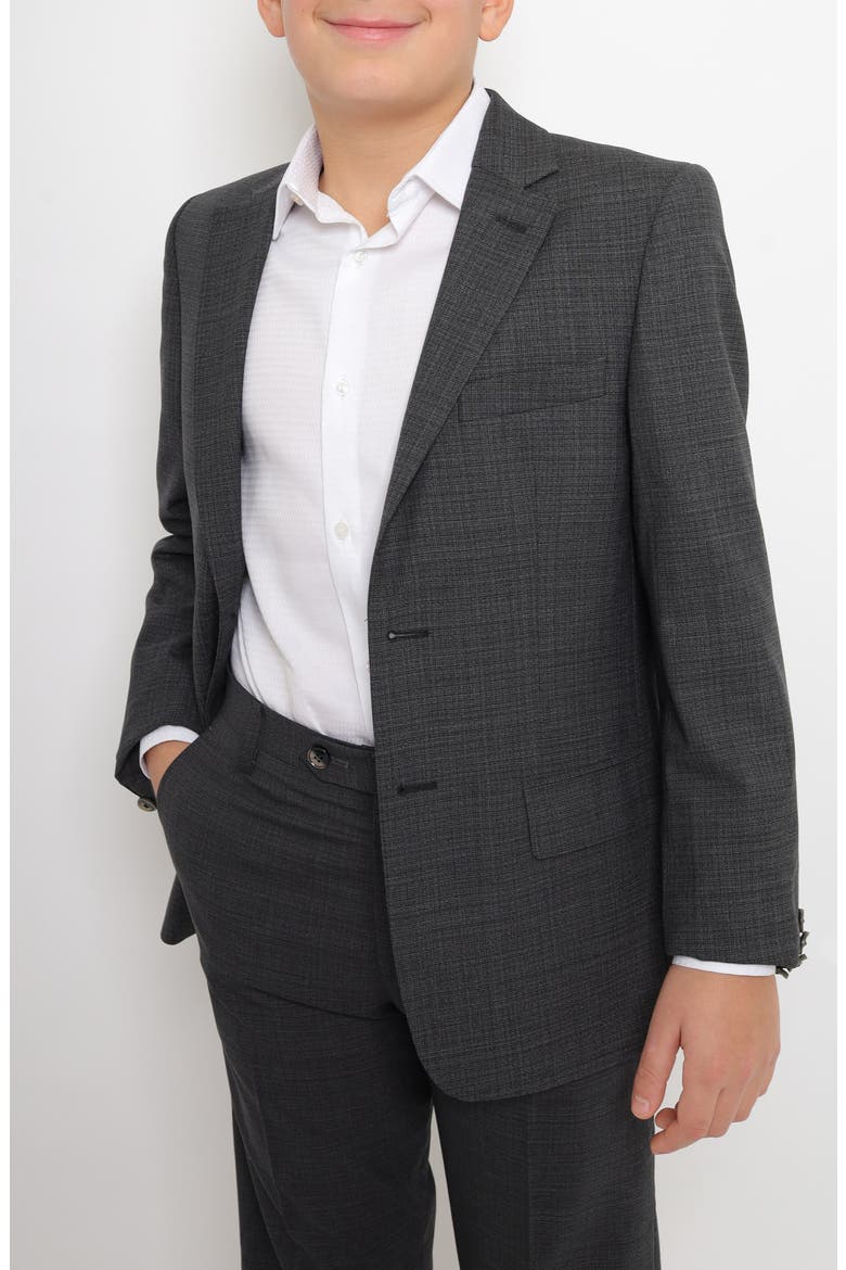 Kids' Chanty Z6 Wool Blend Suit, Alternate, color, CHARCOAL