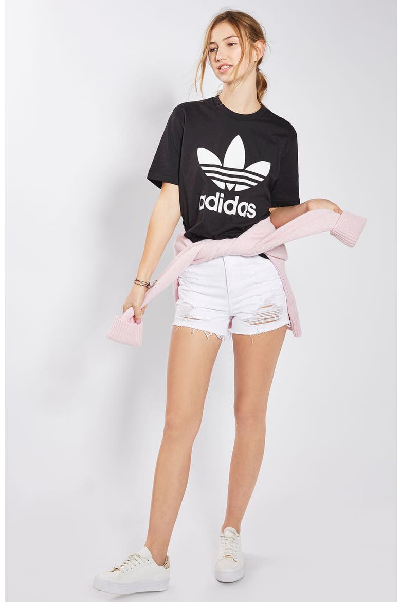 Mom Shorts, Alternate, color, WHITE
