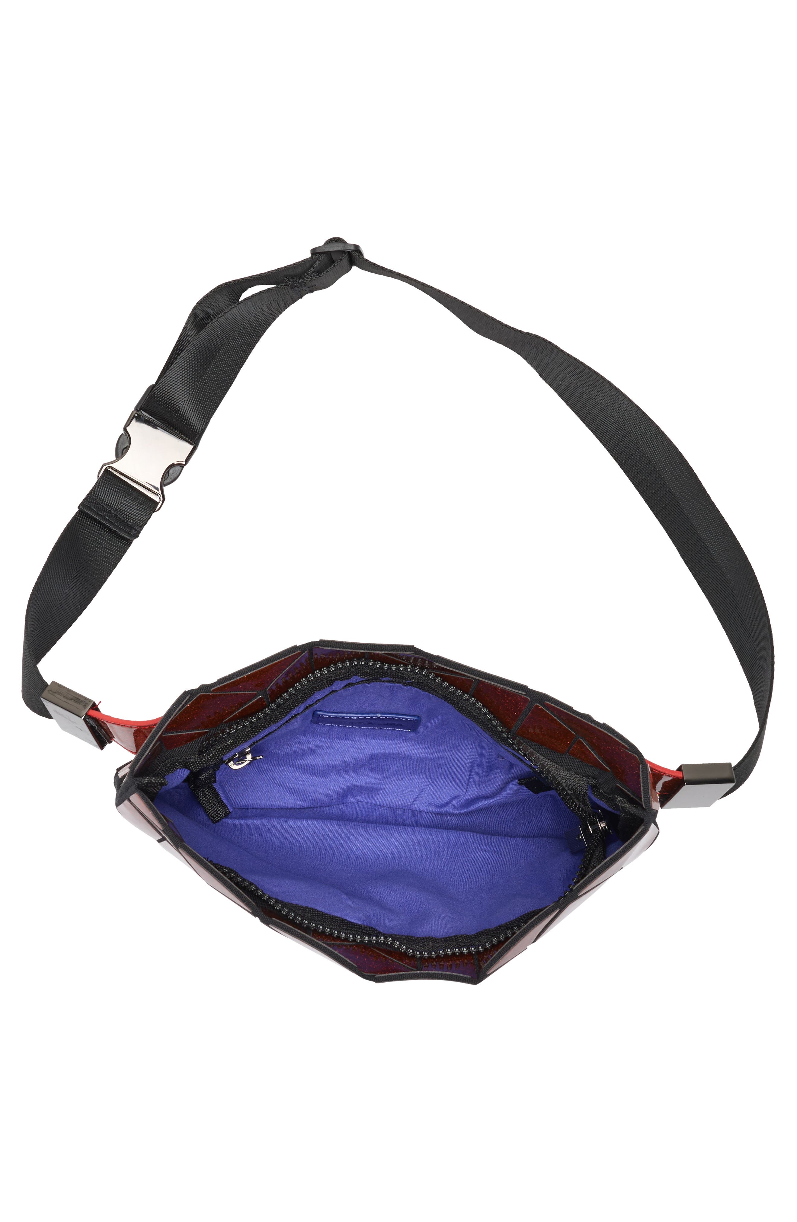 Glitter Geo Belt Bag, Alternate, color, RED GLITTER