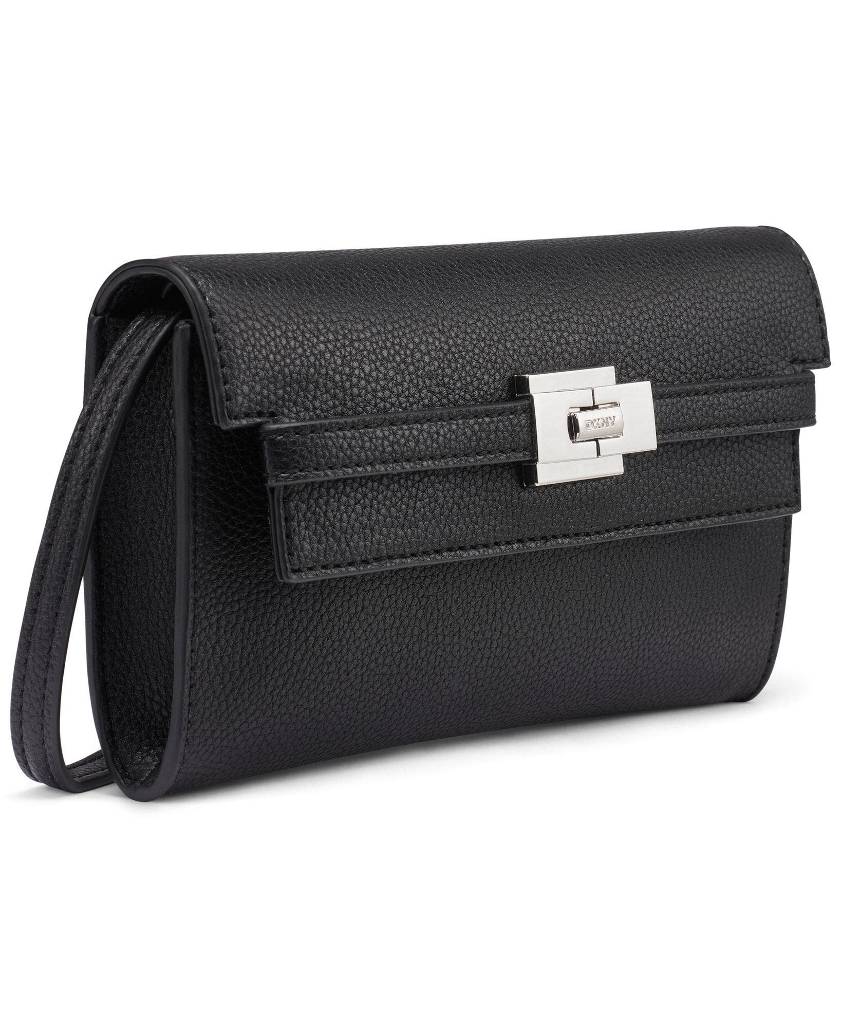 Bryar Wallet On A String, Alternate, color, Black/Silver