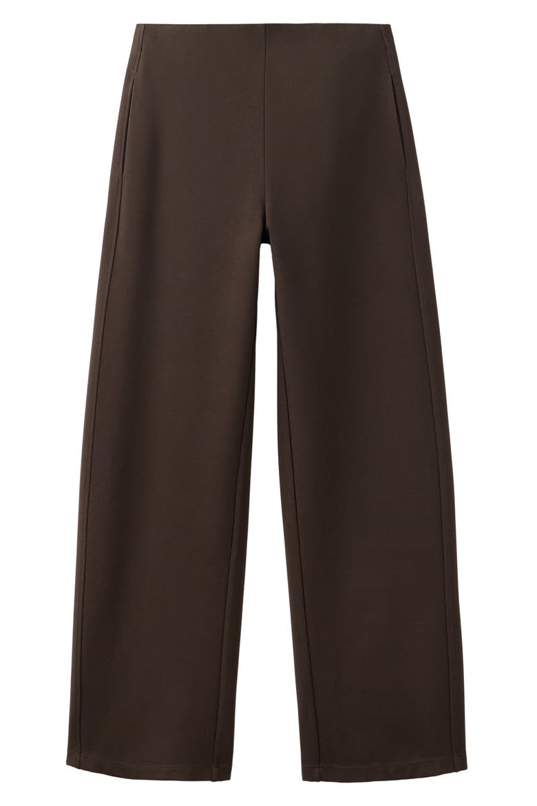 Knit Straight Leg Pants, Alternate, color, BROWN