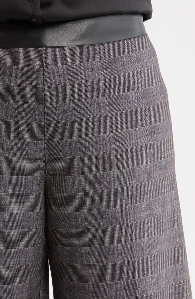 Lysse Denver High Waist Ankle Wide Leg Ponte Pants, Alternate, color, Charcoal Glen Plaid