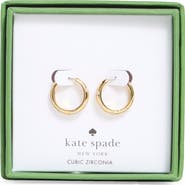 Kate Spade New York huggie hoop earrings