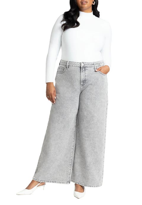 The Yvette Rigid Wide Leg Jean (Plus Available)