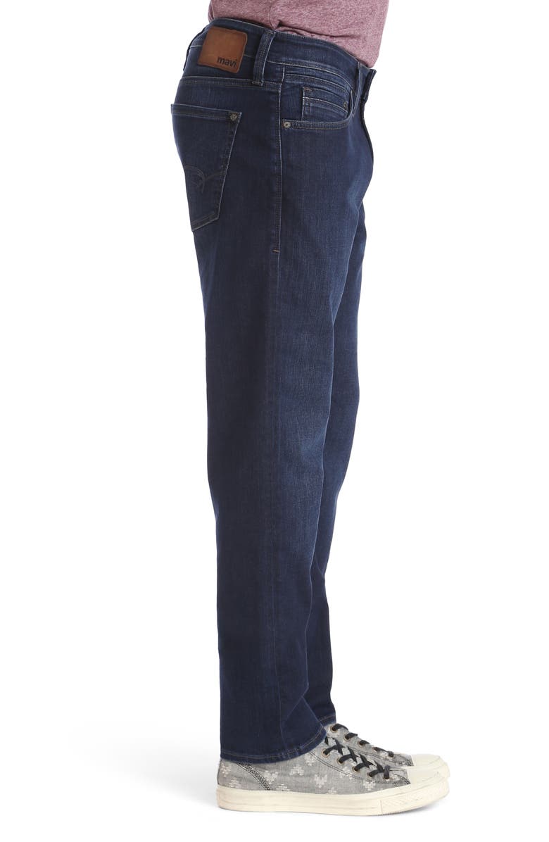 Mavi Jeans Matt Relaxed Straight Fit Jeans, Alternate, color, Deep Clean Comfort