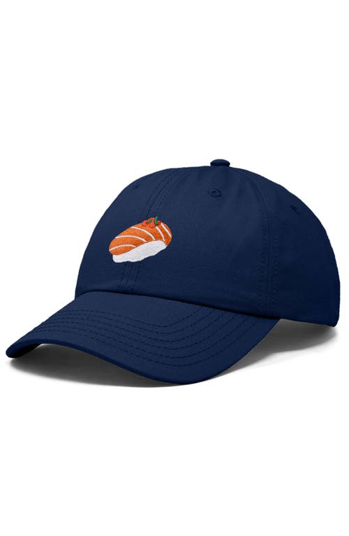 DALIX DALIX SALMON SUSHI EMBROIDERED DAD CAP 