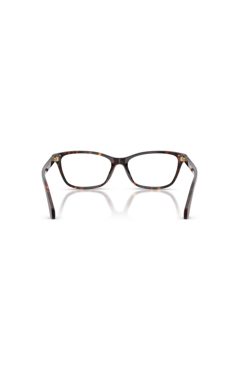 Versace 54mm Cat Eye optical glasses, Alternate, color, Brown