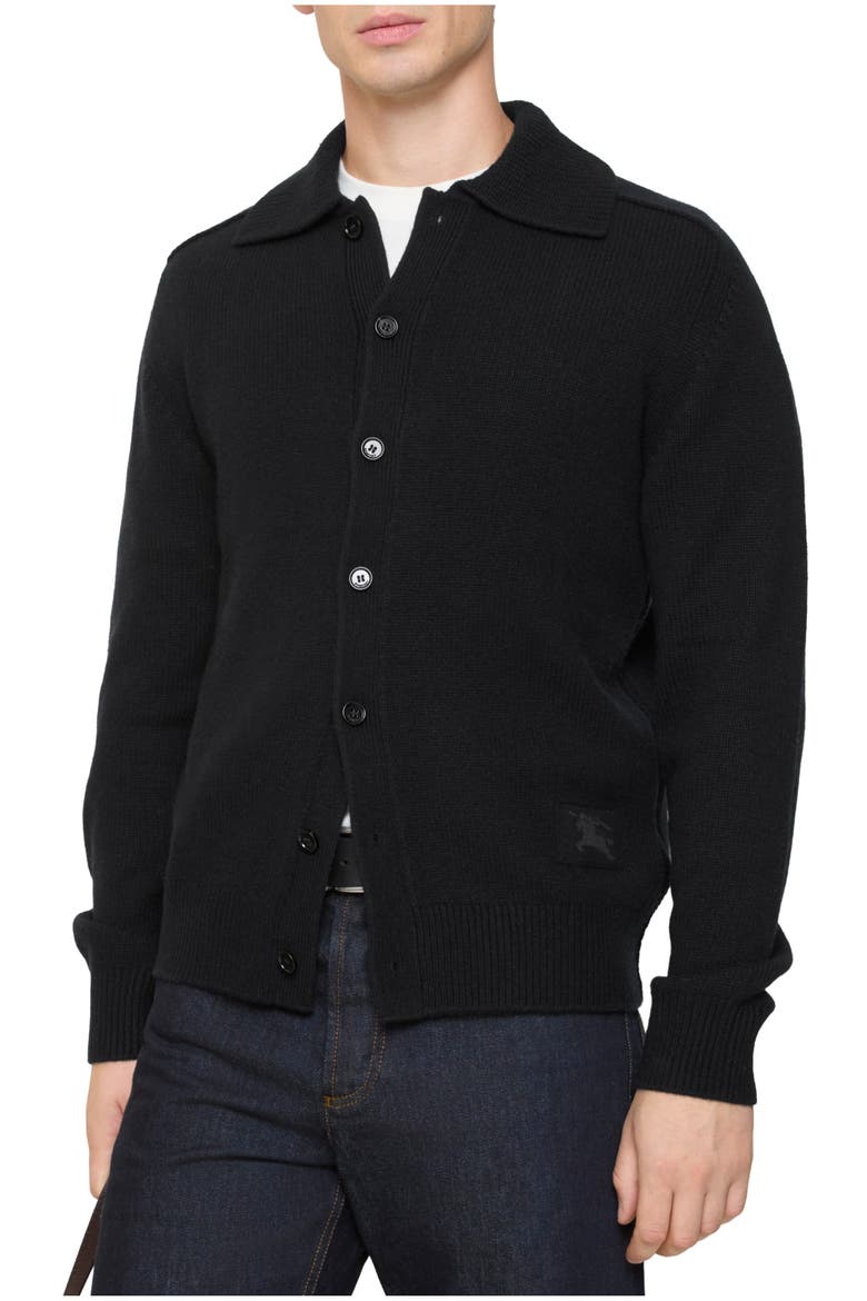 Cashmere Cardigan, Main, color, Black