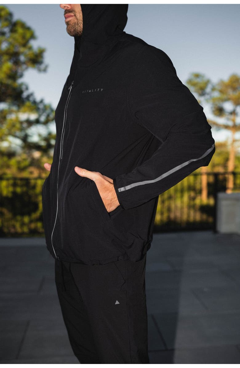 Vitality Prime Windbreaker, Alternate, color, Midnight