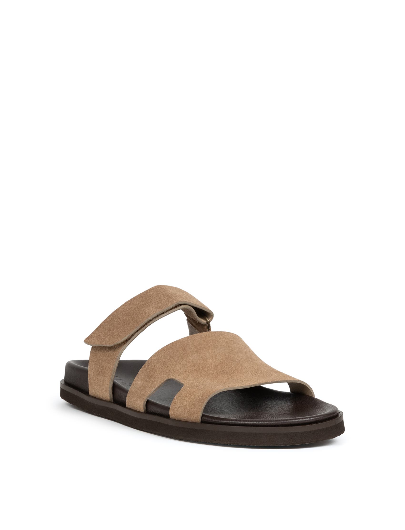 Barry Flat Sandals, Alternate, color, Antelope
