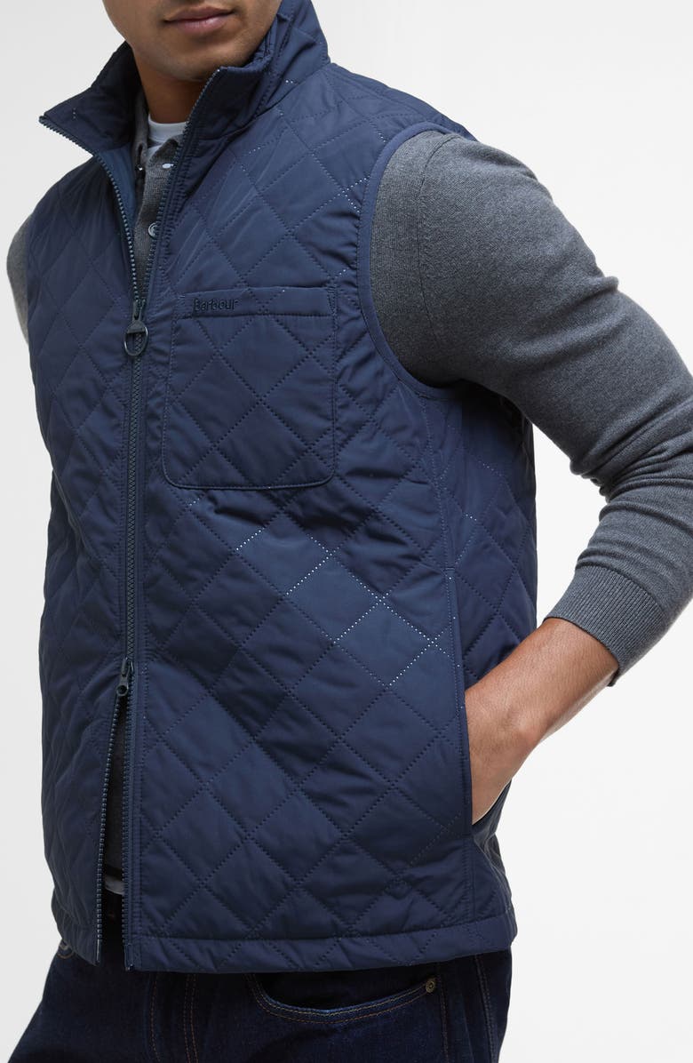 Barbour Linden Quilted Jacket, Alternate, color, Navy