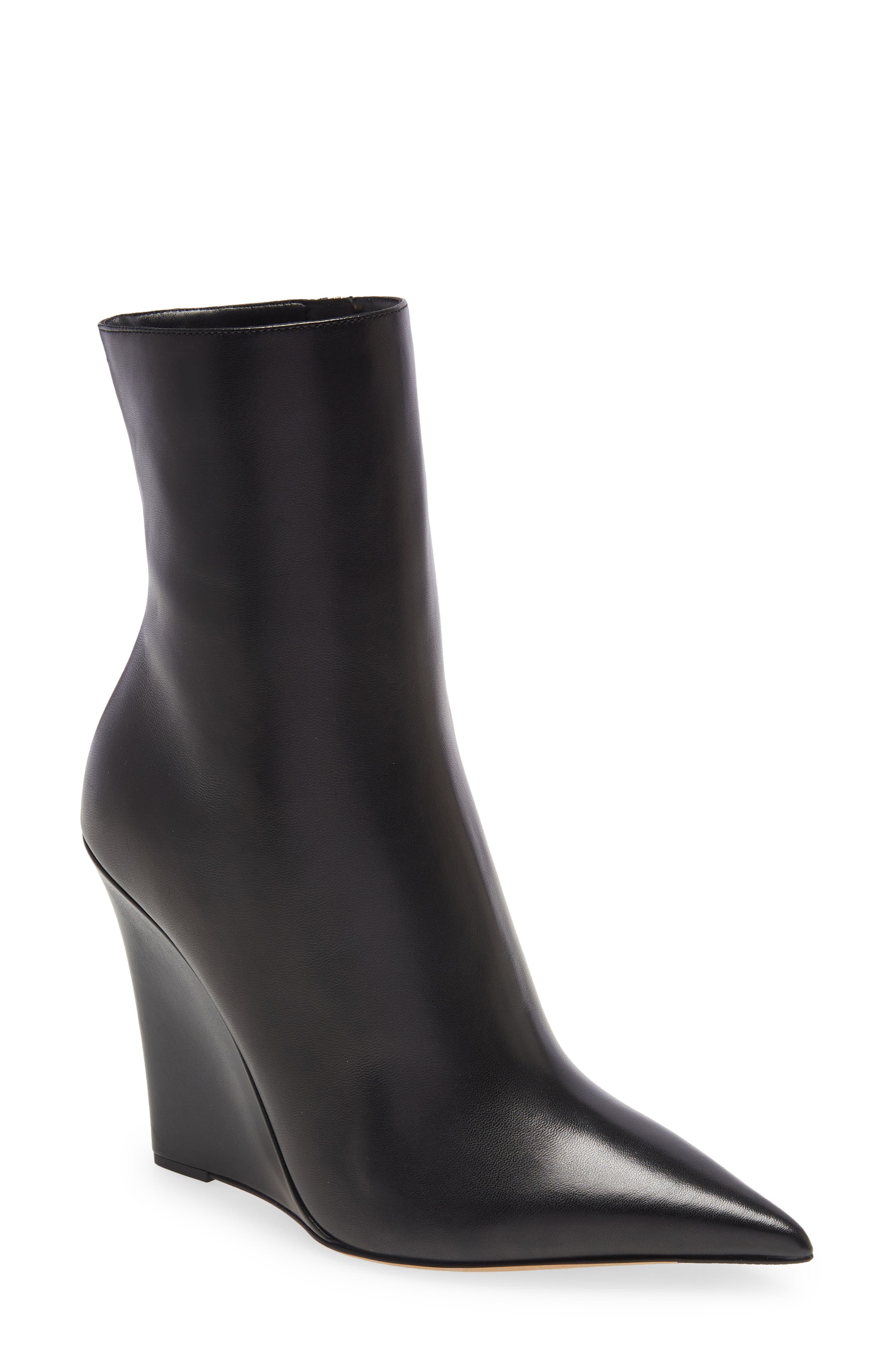 Jimmy Choo Blake Pointed Toe Wedge Bootie, Main, color, 