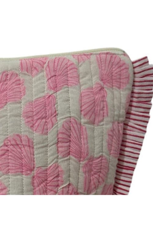 Mer St. Barth La Plage Ruffle Pouch In Pink