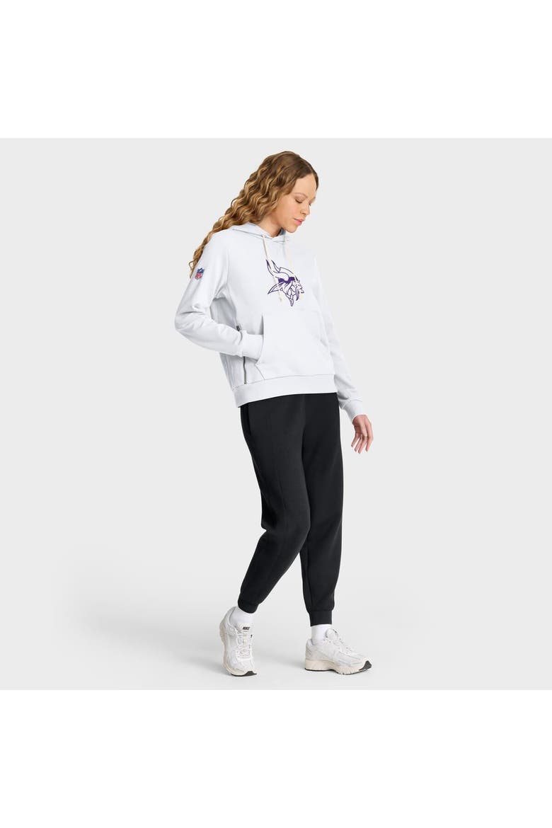 Women's Nike White Minnesota Vikings Alternate Logo Sideline Standard Issue Dri-FIT Hoodie, Alternate, color, White
