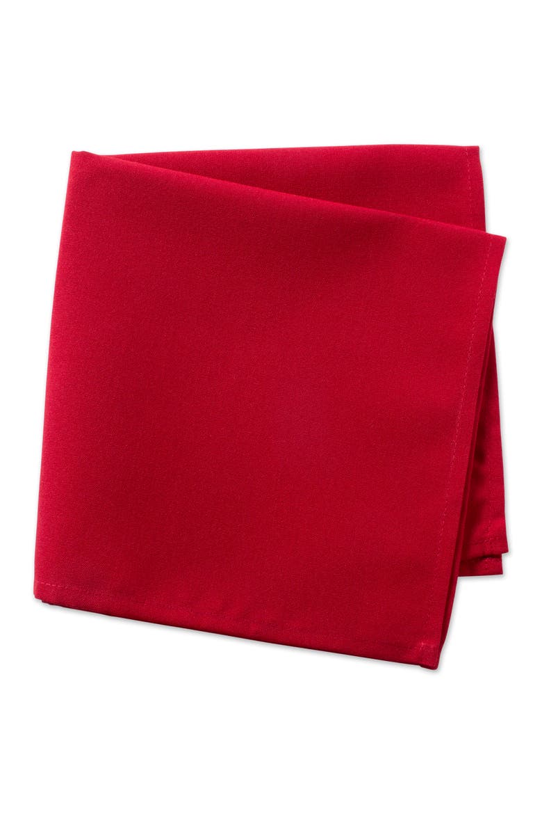 Red Polyester Napkin Set/6, Alternate, color, Red
