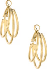 Ettika Classic Triple Hoop Earrings