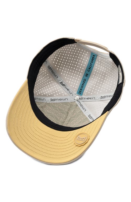 Melin Odysea Hydro Sandy Shores Adjustable Performance Ball Cap In Sand