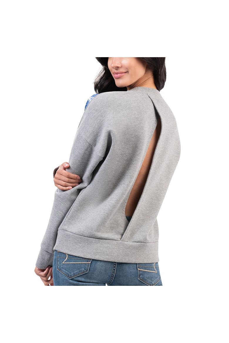 Women's G-III 4Her by Carl Banks Gray St. Louis Blues Penalty Box Pullover Sweatshirt, Alternate, color, Gray