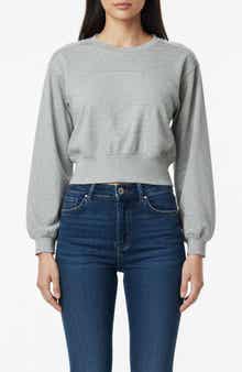 BLUEGREY Back Buckle Pullover Sweater
