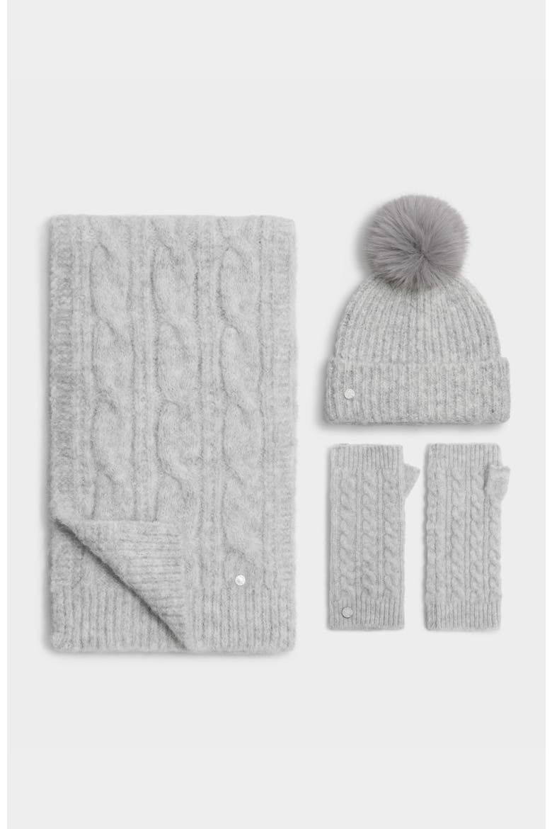 Sequin Soft Knit Hat, Alternate, color, Light Grey