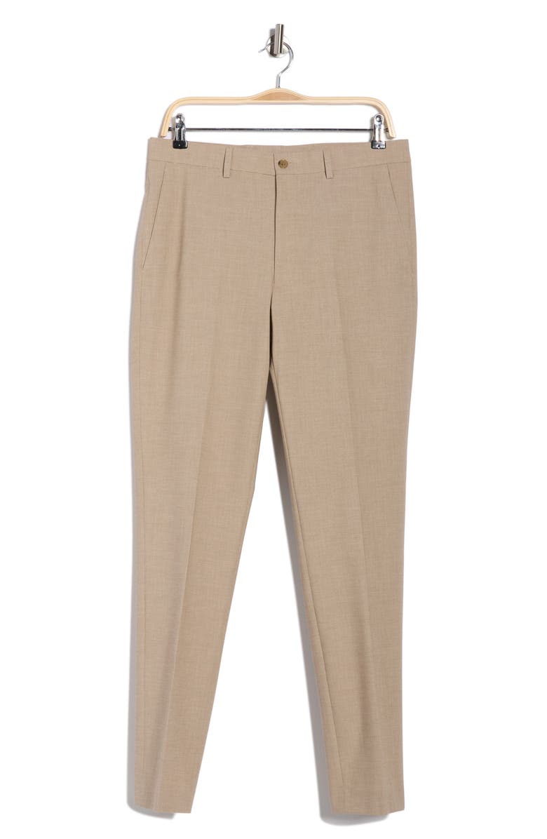 Calvin Klein Slim Stretch Suit Pants, Alternate, color, Tan