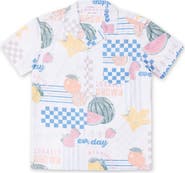 Vintage Summer Kids' Fresh Fruit Camp Shirt