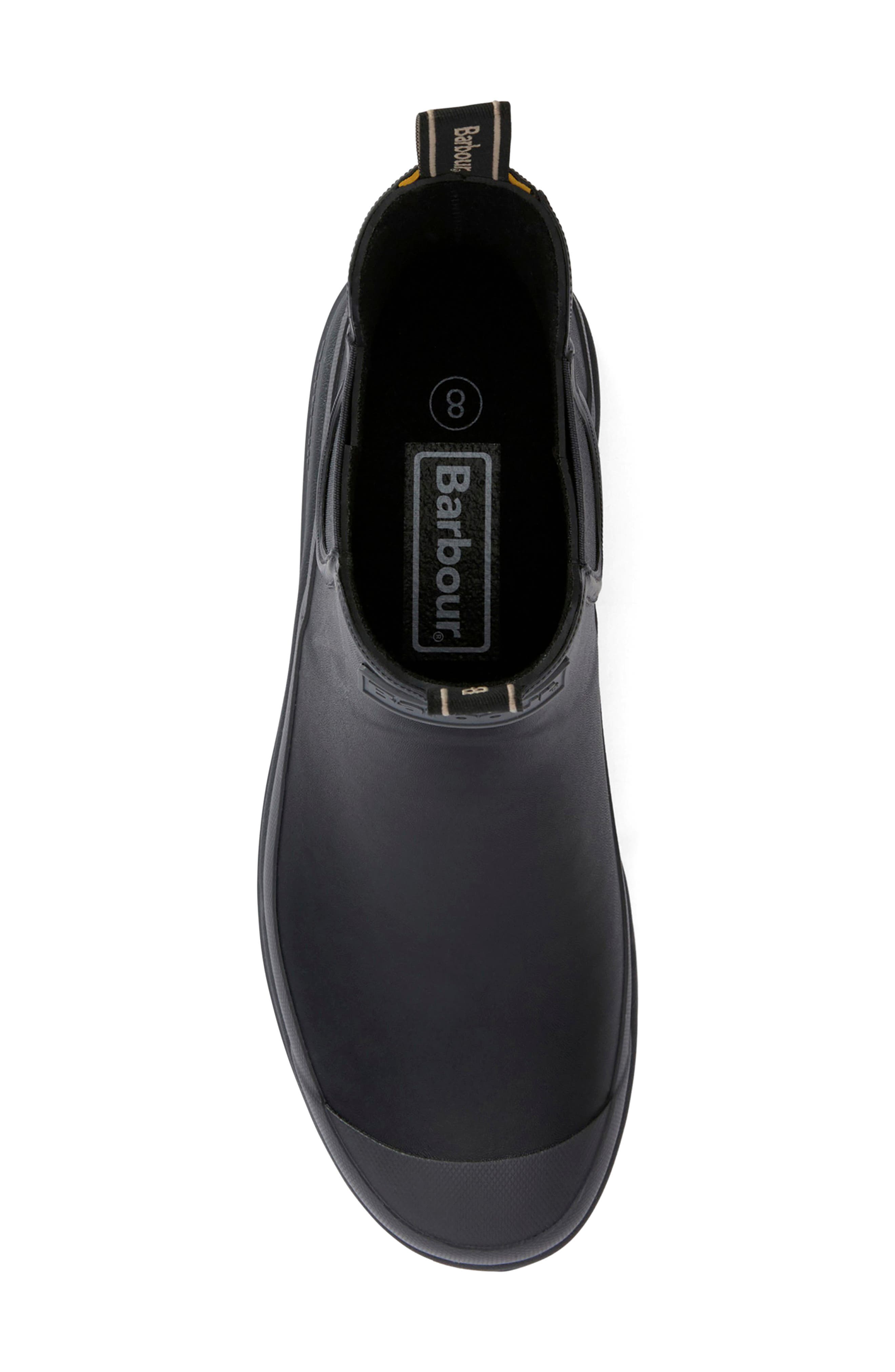 Nimbus Chelsea Rain Boot, Alternate, color, BLACK/ OCHRE