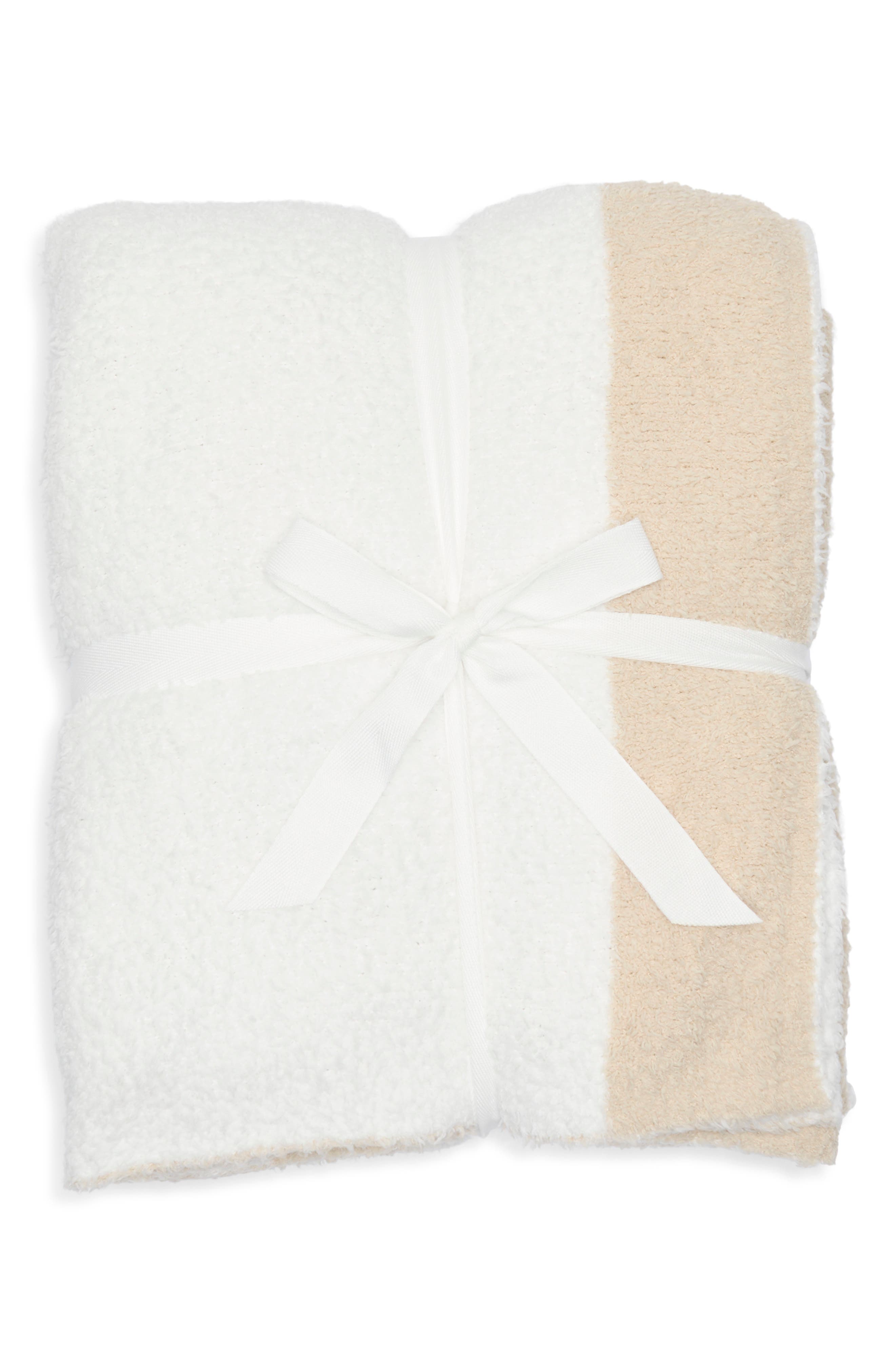 NORDSTROM RACK Stripe Butter Throw Blanket