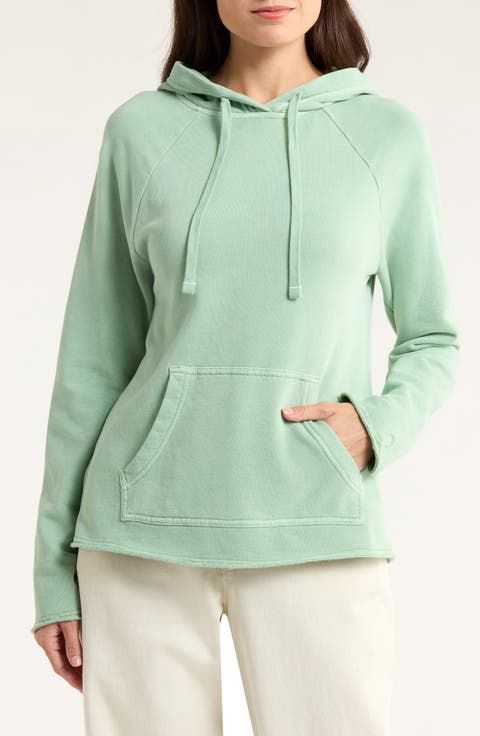 Marina Del Mar Raw Edge Hoodie