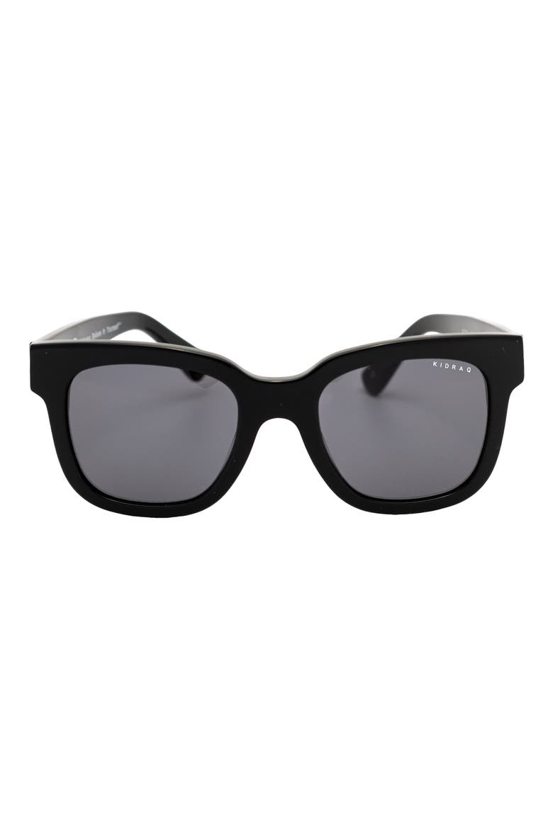 Kids' Kool Kid 51mm Sunglasses, Main, color, BLACK VOLCANO