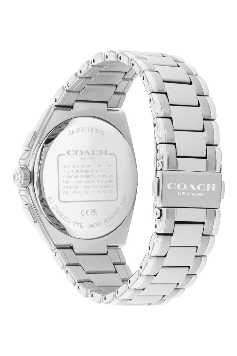 Jackson Bracelet Chronograph Watch, 41.5mm, Alternate, color, SILVER