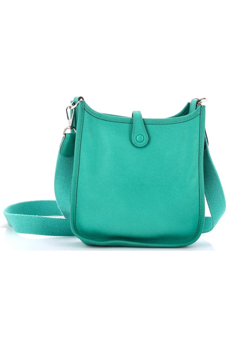 Pre-Owned Hermes Evelyne Bag Gen III Epsom TPM, Alternate, color, Bleu Paon