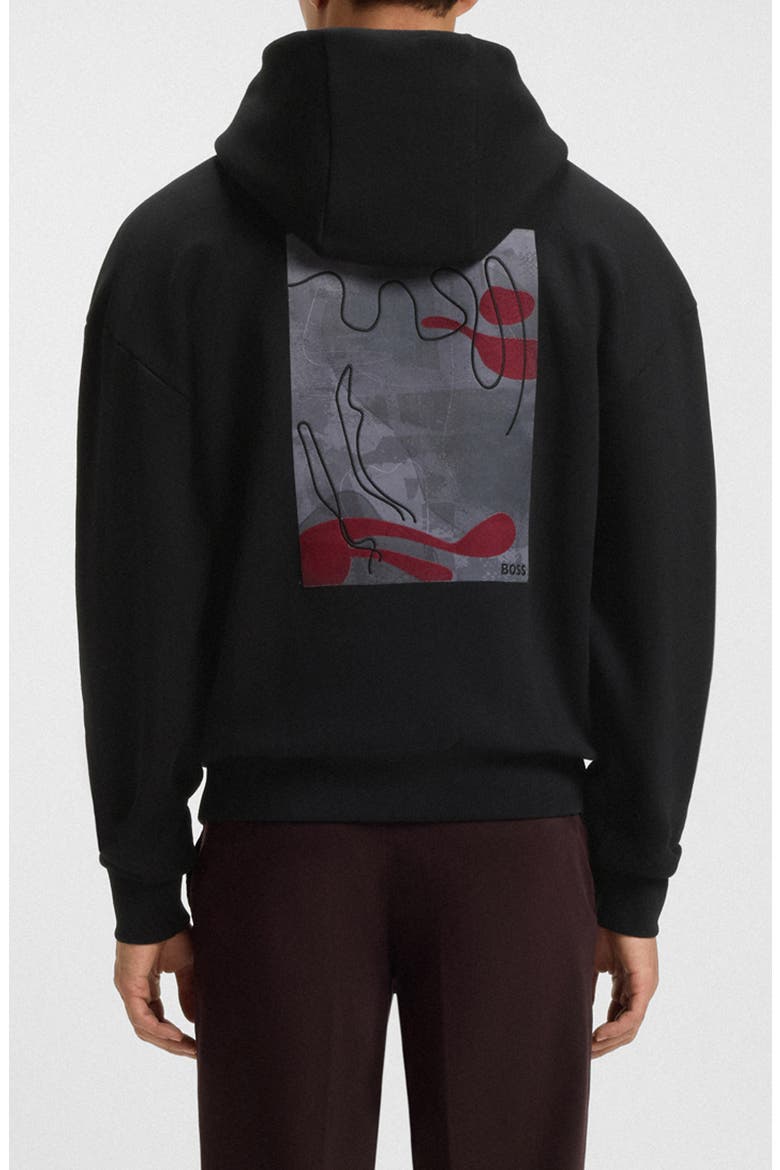 Stevens Cotton Fleece Pullover Hoodie, Alternate, color, BLACK