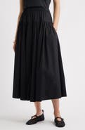 Nordstrom Tiered Cotton Poplin Maxi Skirt